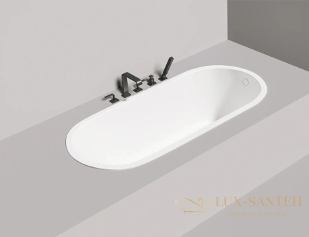 ванна salini ornella 102321m s-stone 170x75 см, белый